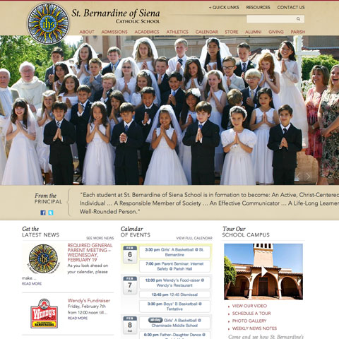 St. Bernardine of Siena Website